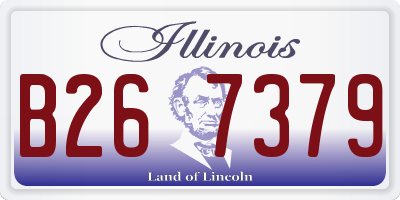 IL license plate B267379