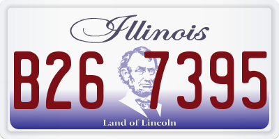 IL license plate B267395