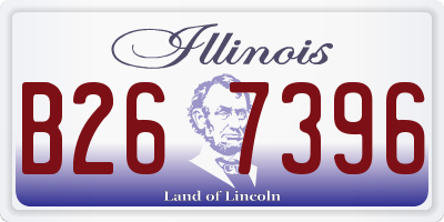 IL license plate B267396