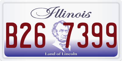 IL license plate B267399