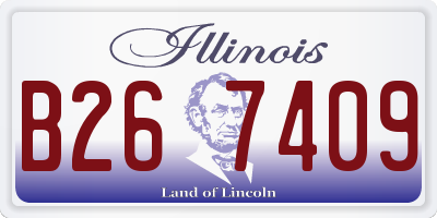 IL license plate B267409
