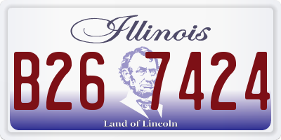 IL license plate B267424