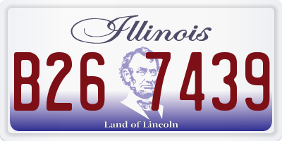 IL license plate B267439