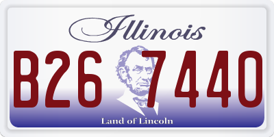 IL license plate B267440
