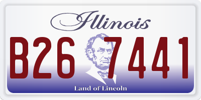 IL license plate B267441