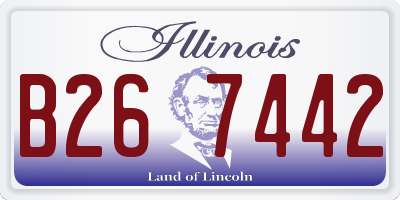 IL license plate B267442