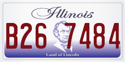 IL license plate B267484