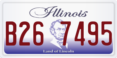 IL license plate B267495