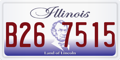 IL license plate B267515