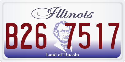 IL license plate B267517