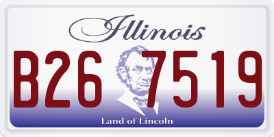 IL license plate B267519