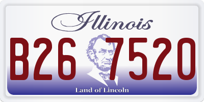 IL license plate B267520
