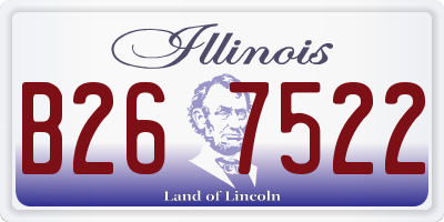 IL license plate B267522