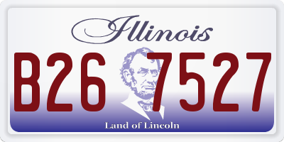 IL license plate B267527