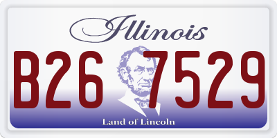 IL license plate B267529