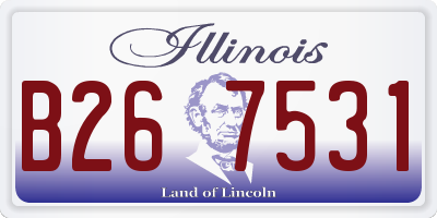 IL license plate B267531