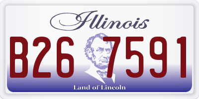 IL license plate B267591