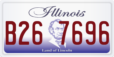 IL license plate B267696