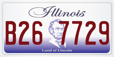 IL license plate B267729