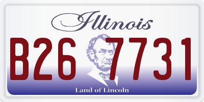 IL license plate B267731