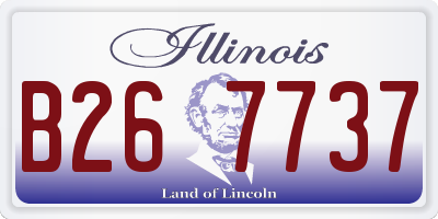 IL license plate B267737