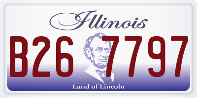 IL license plate B267797