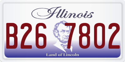 IL license plate B267802