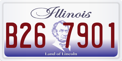 IL license plate B267901