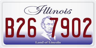 IL license plate B267902