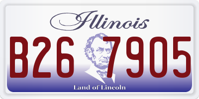 IL license plate B267905