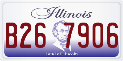 IL license plate B267906
