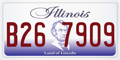 IL license plate B267909