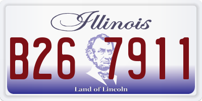 IL license plate B267911
