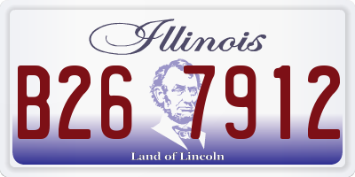 IL license plate B267912