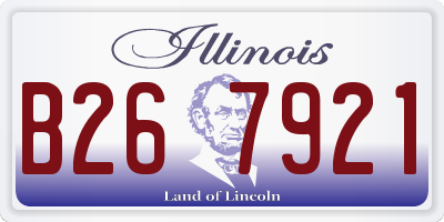 IL license plate B267921