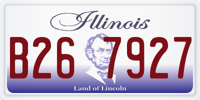 IL license plate B267927