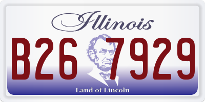 IL license plate B267929
