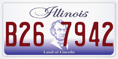 IL license plate B267942