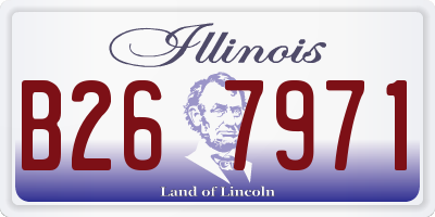 IL license plate B267971