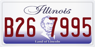 IL license plate B267995