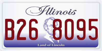 IL license plate B268095