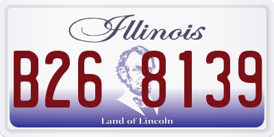 IL license plate B268139