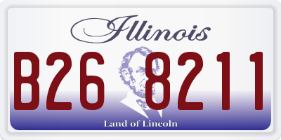 IL license plate B268211