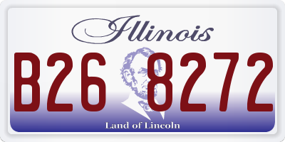 IL license plate B268272