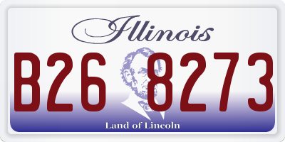 IL license plate B268273