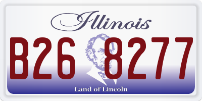 IL license plate B268277