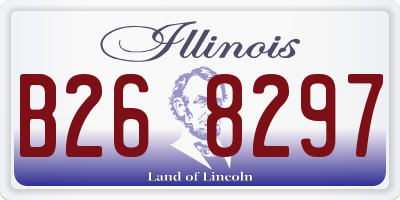 IL license plate B268297