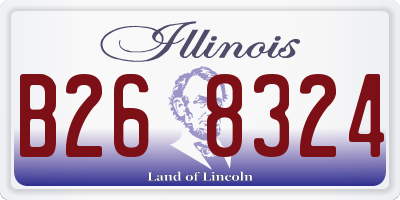 IL license plate B268324