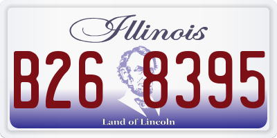 IL license plate B268395