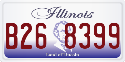 IL license plate B268399